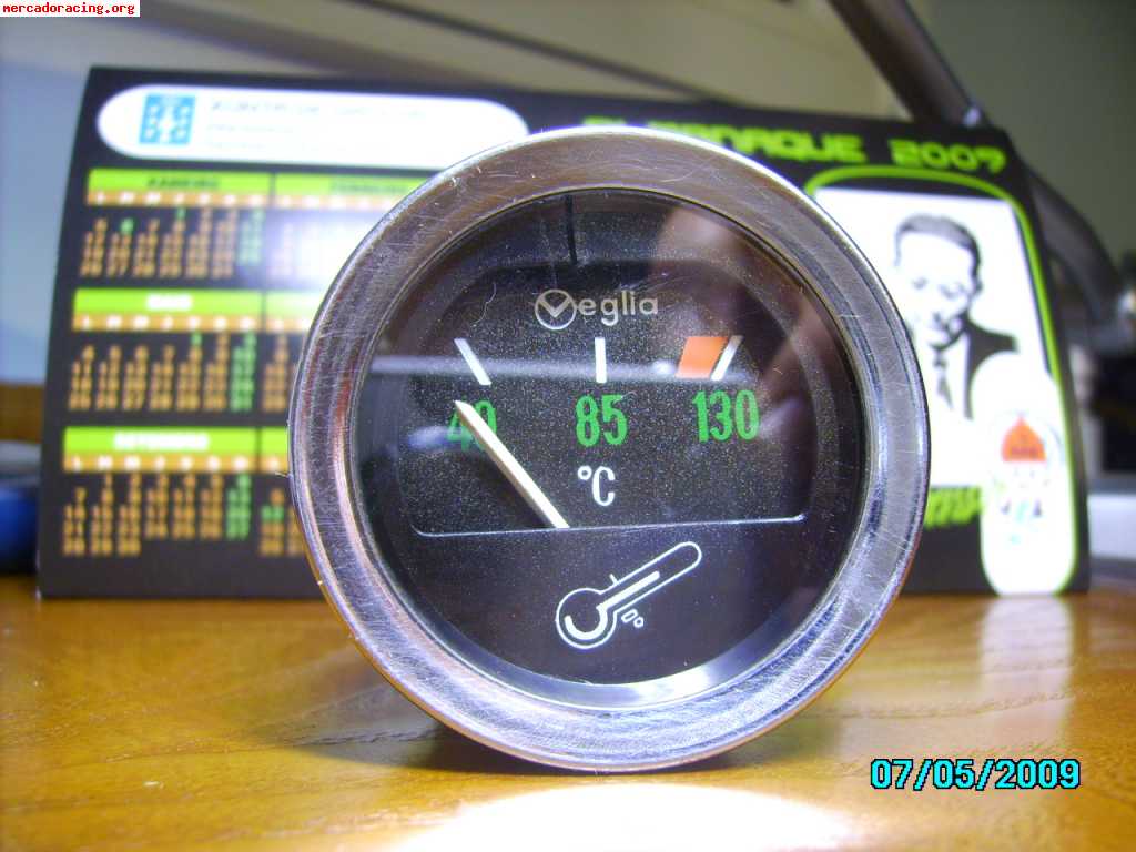 Vendo relog de temperatura marca veglia, 52 mm con aro croma