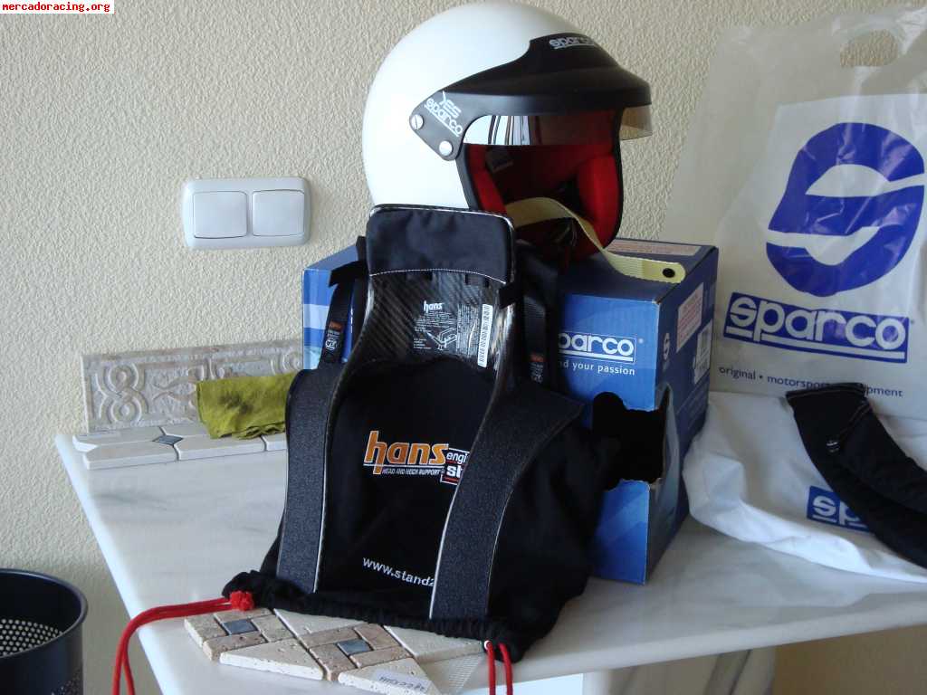 Casco mas hans: 750 euros