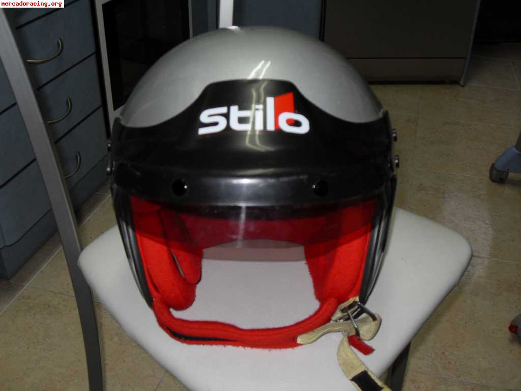 Casco stylo trofhy nuevecito,mono sparco talla 58,botas del 