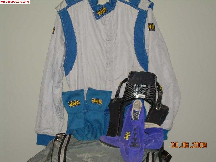 Equipacion/hans piloto de rallyes