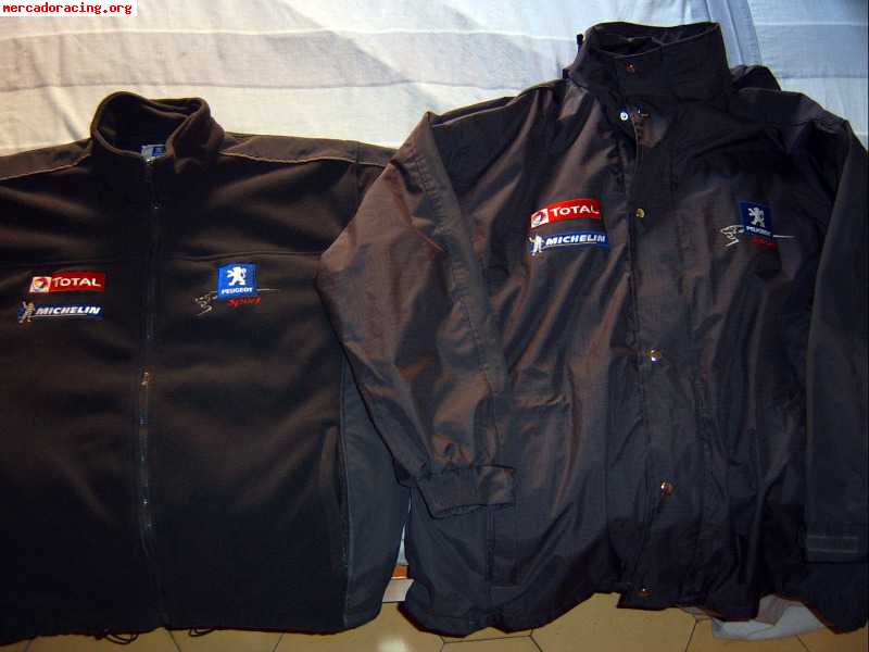 Anoraks peugeot sport. distintos modelos y tallas.