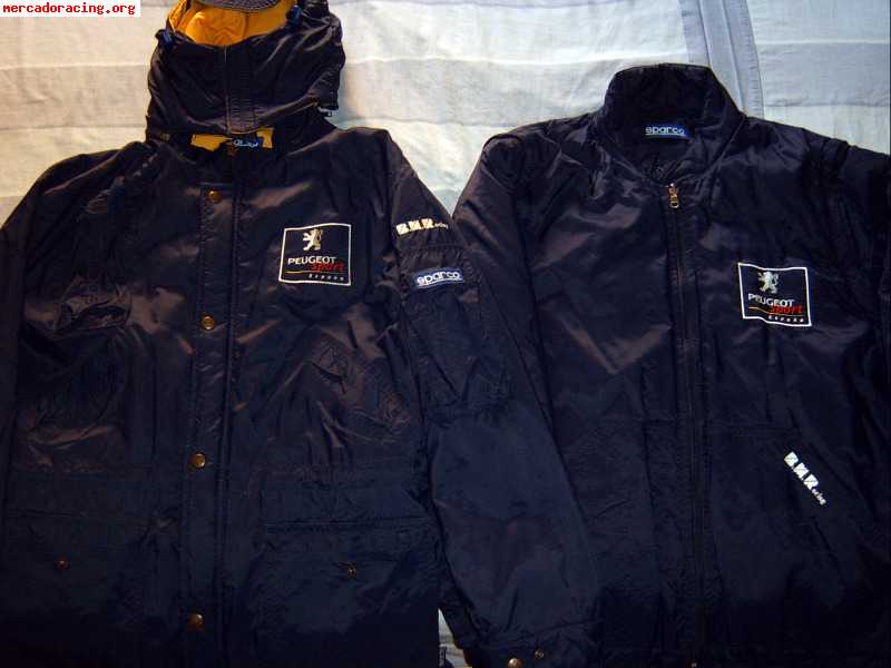 Anoraks peugeot sport. distintos modelos y tallas.