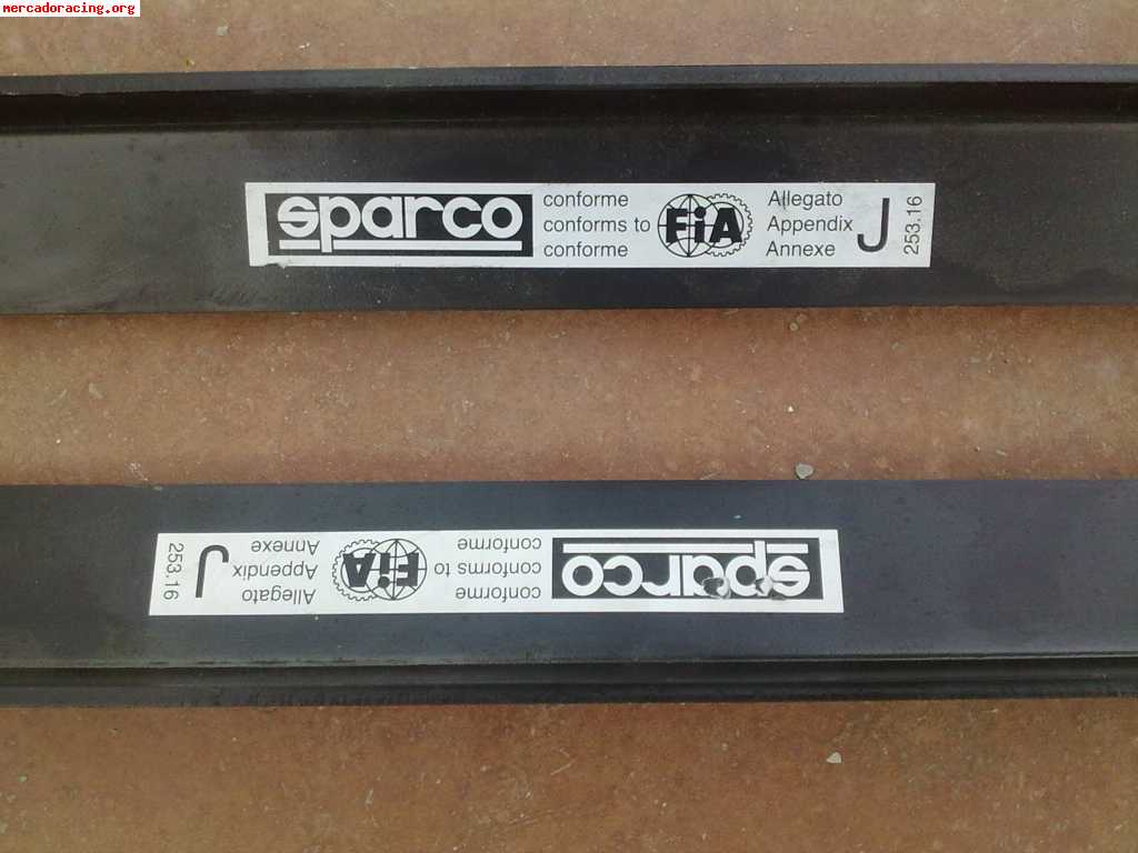 Bases para baket de mitsubishi evo 5,6,7,8 sparco 80 euras l