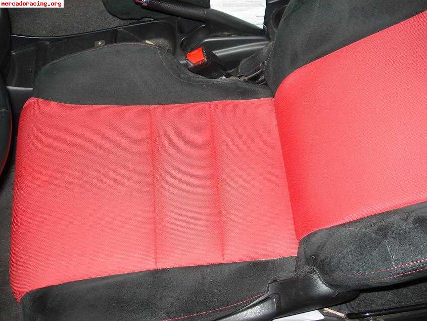 Semibacquets originales civic type r negros y rojos.