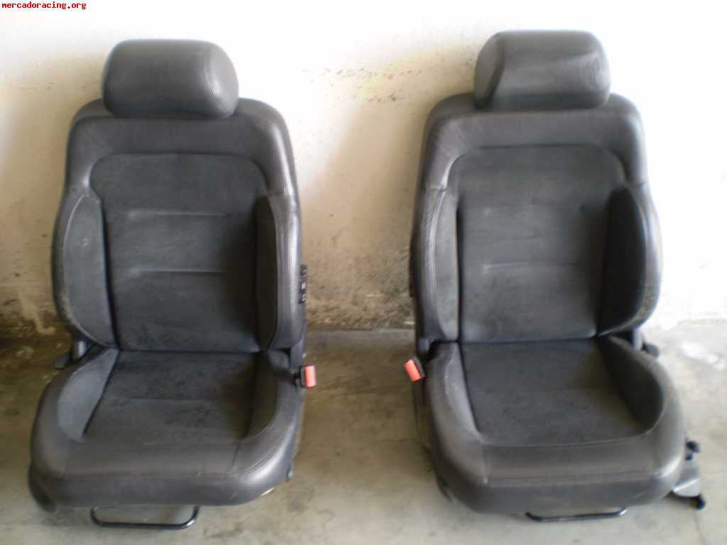 Vendo asientos del 306gti. alcantara y piel.