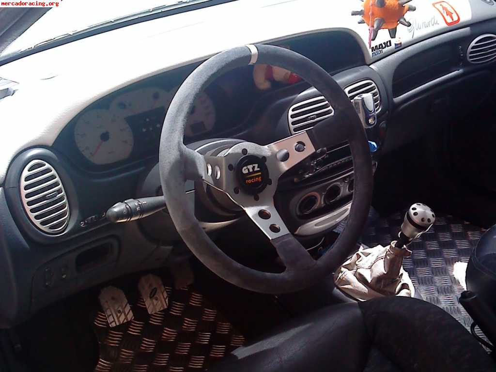 Volante desplazao gtz racing piel vuelta 