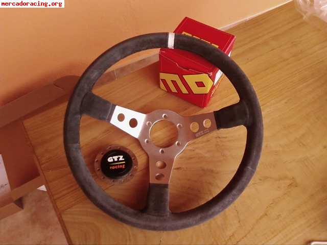 Volante desplazao gtz racing piel vuelta 