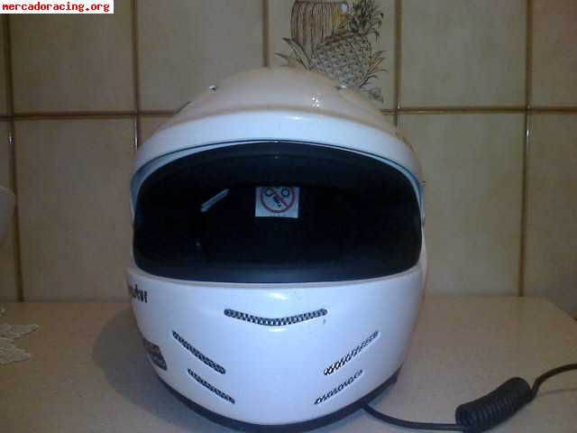 Vendo casco integral omp turismo 4h con interfonos peltor