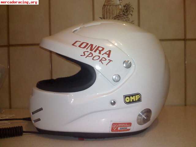 Vendo casco integral omp turismo 4h con interfonos peltor