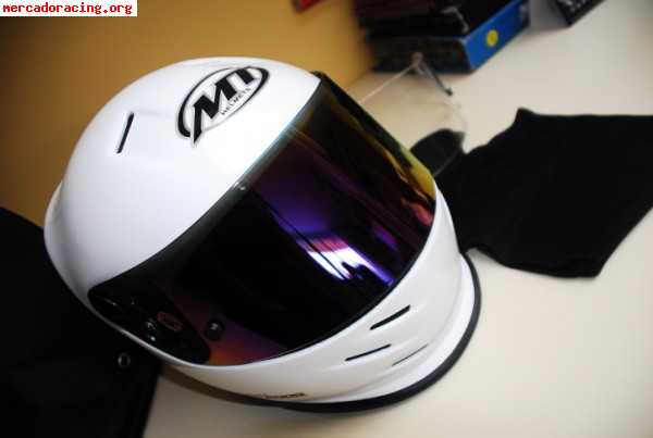 Vendo casco mt competicion *nuevo*