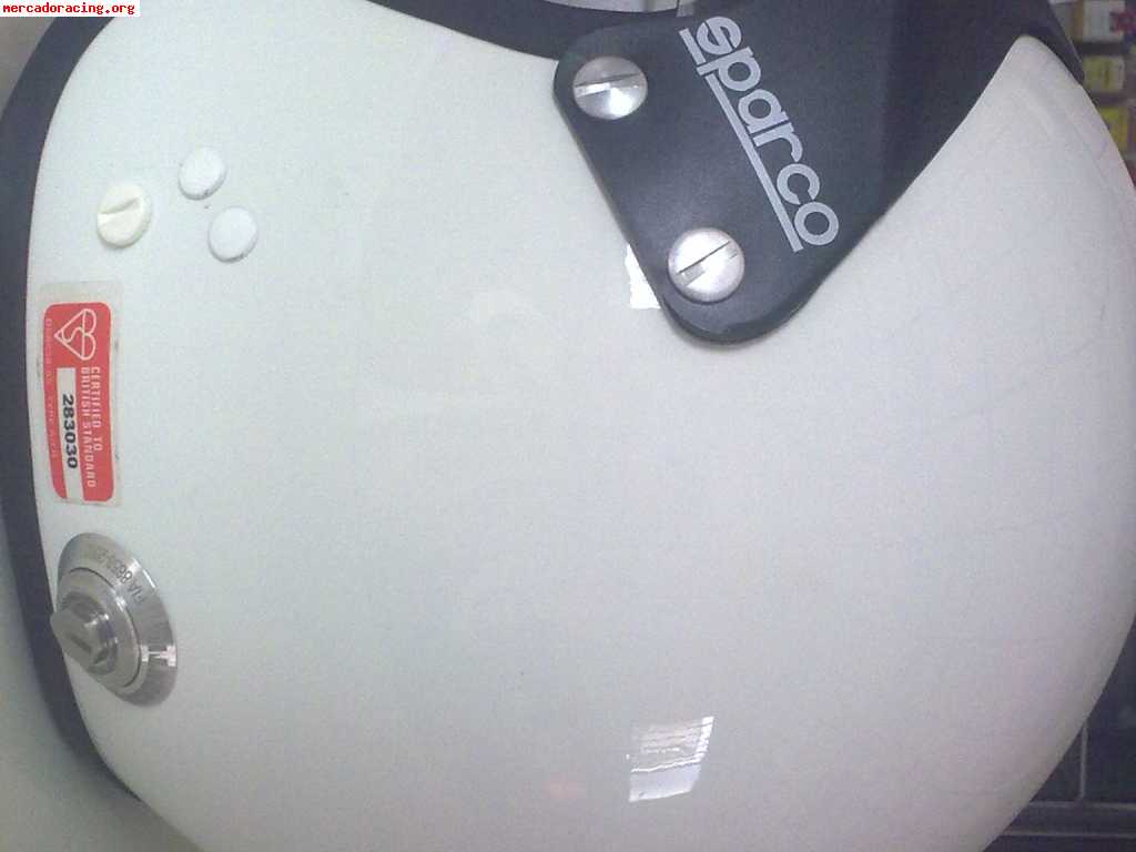 Vendo casco y hans a buen precio