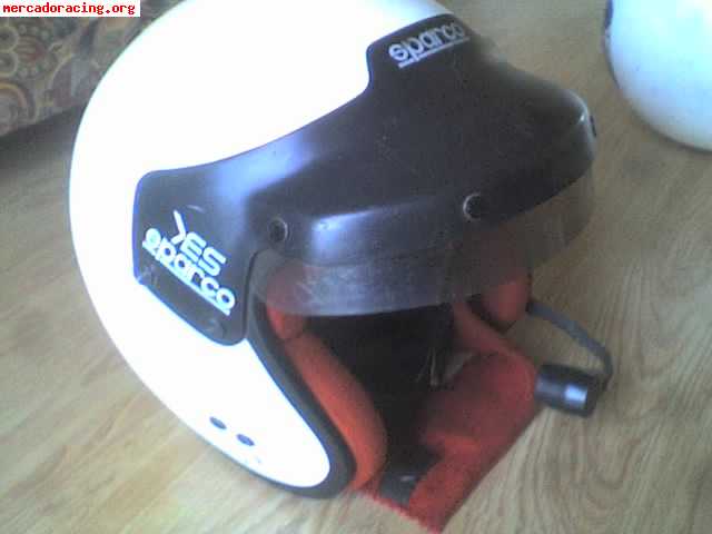 Vendo 2 cascos sparco-yes con centralita completo