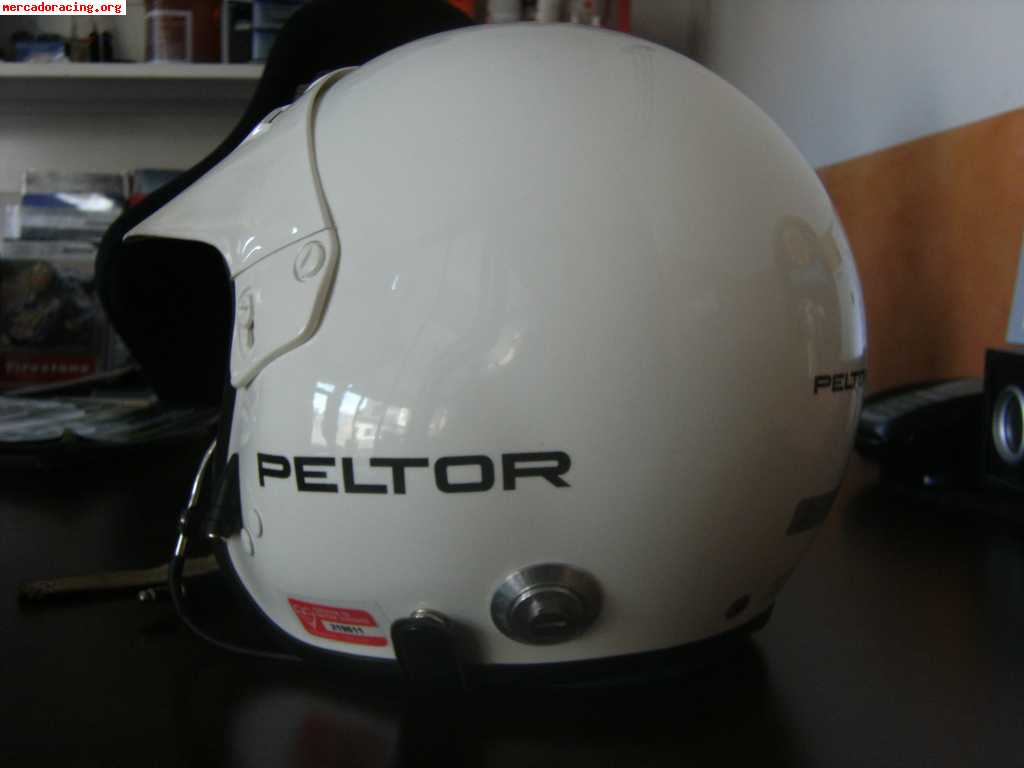 Casco peltor con clips para hans.