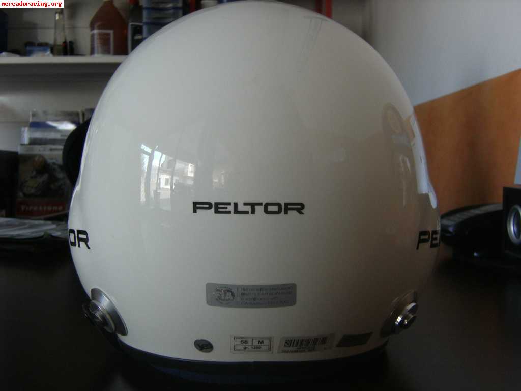 Casco peltor con clips para hans.