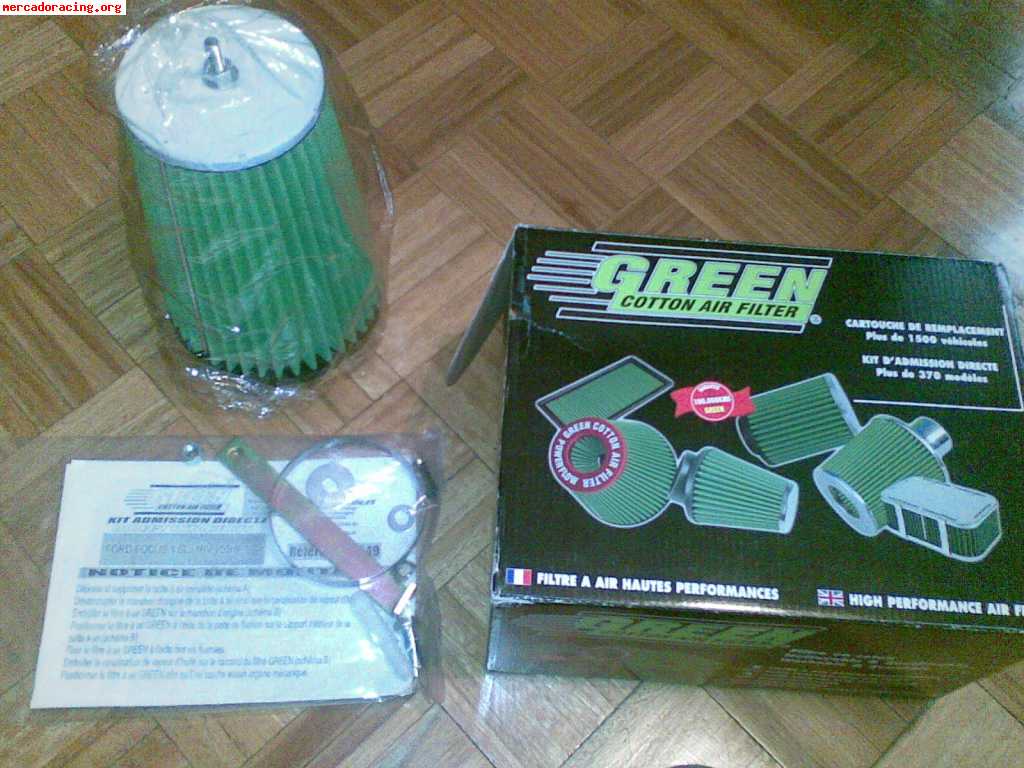 Filtro de admisión green.