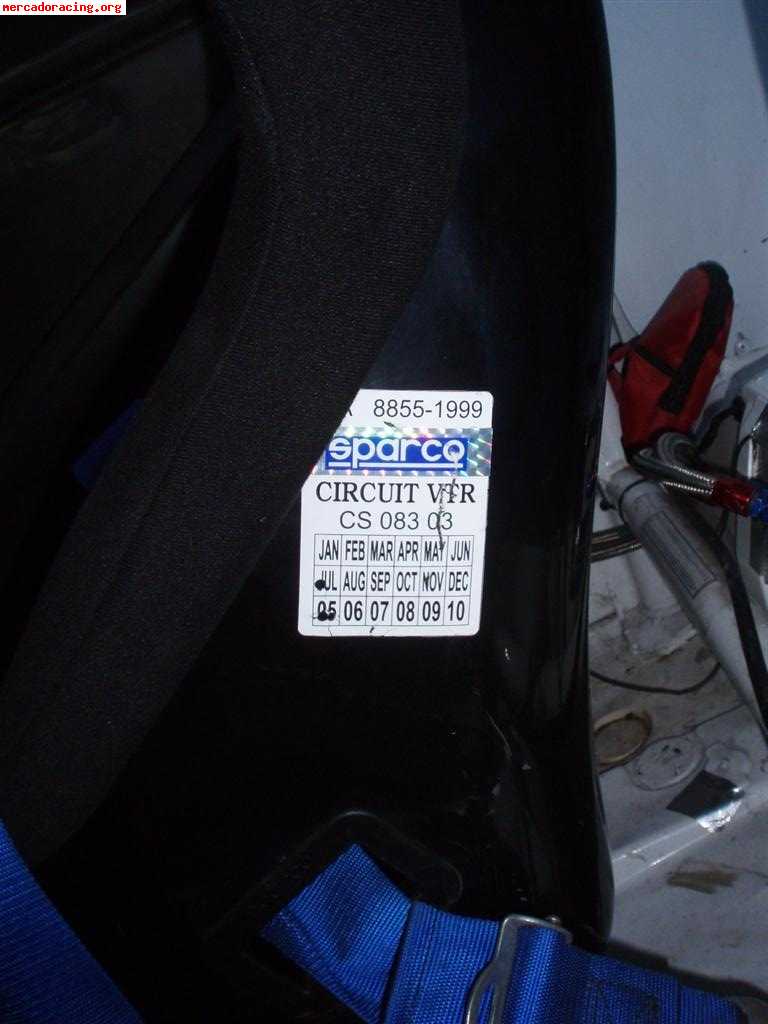 Baquet sparco circuit vtr