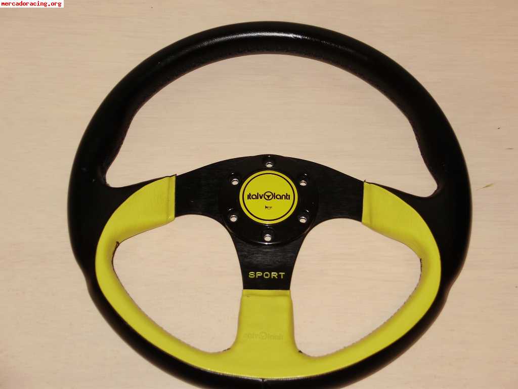 Volante italvolanti amarillo como nuevo 