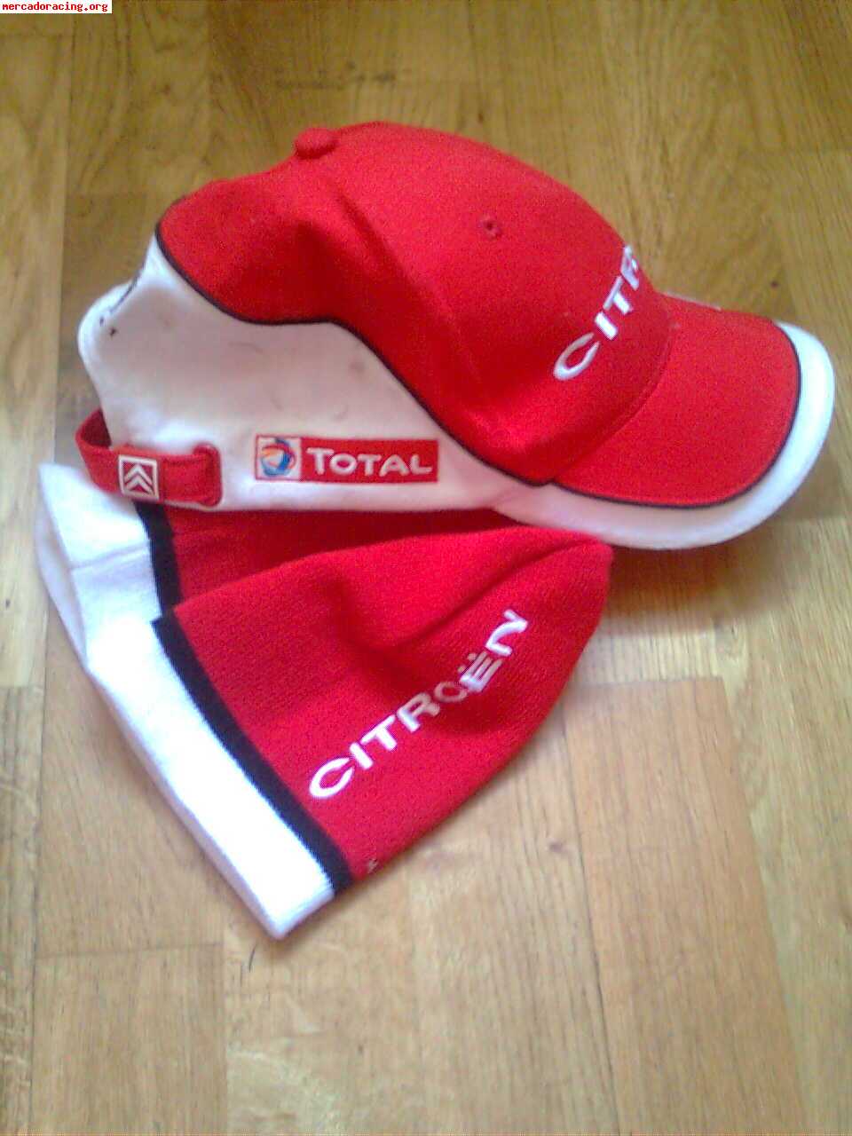 Gorro y gorra citroen sport