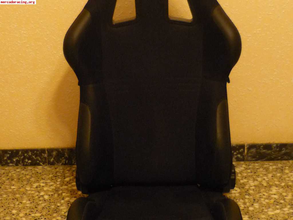 Baquet sparco  torino  negro  abatible y reclinable en perfe
