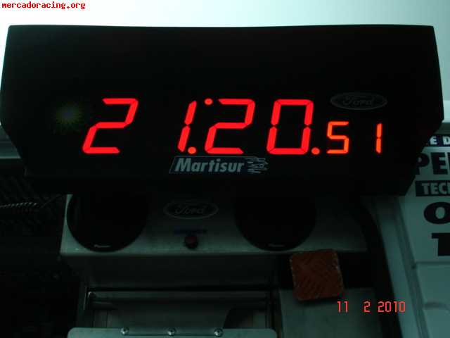 Reloj dijital de asistencias con cuenta atras
