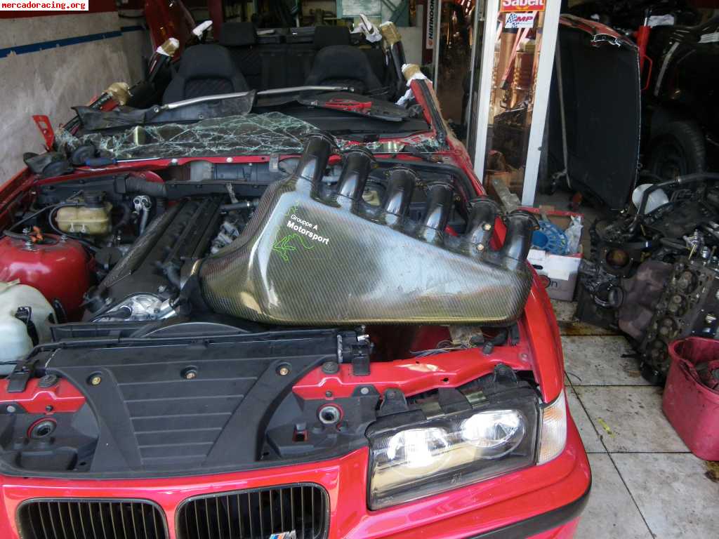 Interior m3 e36, admisión de carbono, cigüeñal etc