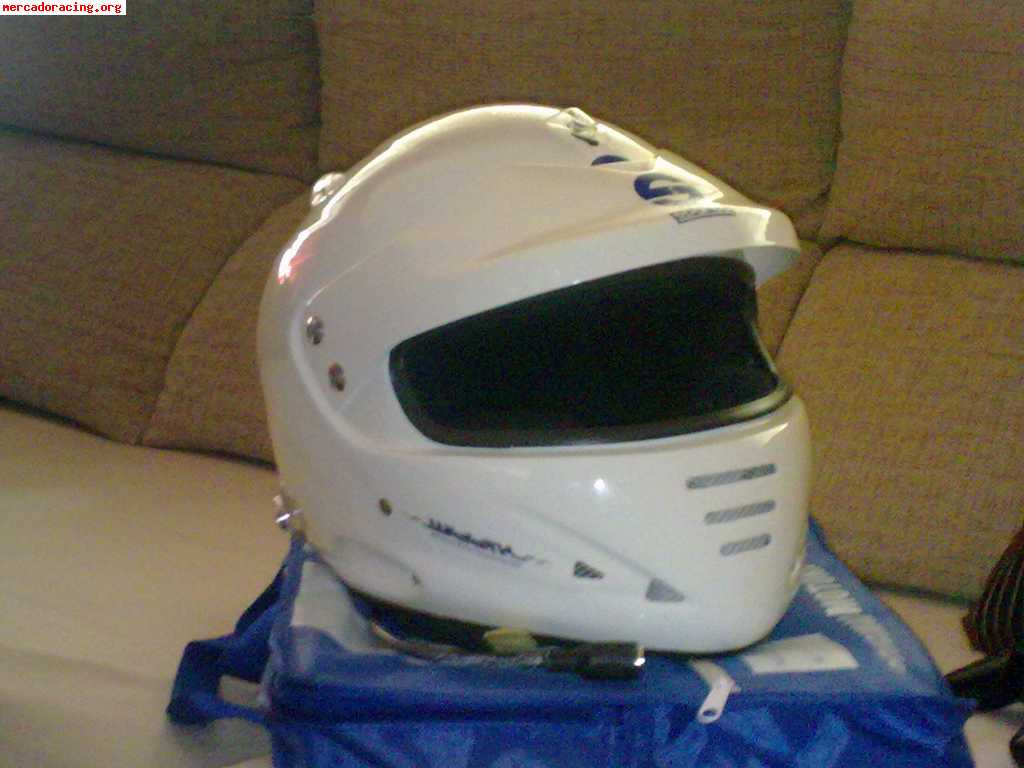 Casco sparco y mono desafio peugeot 450e