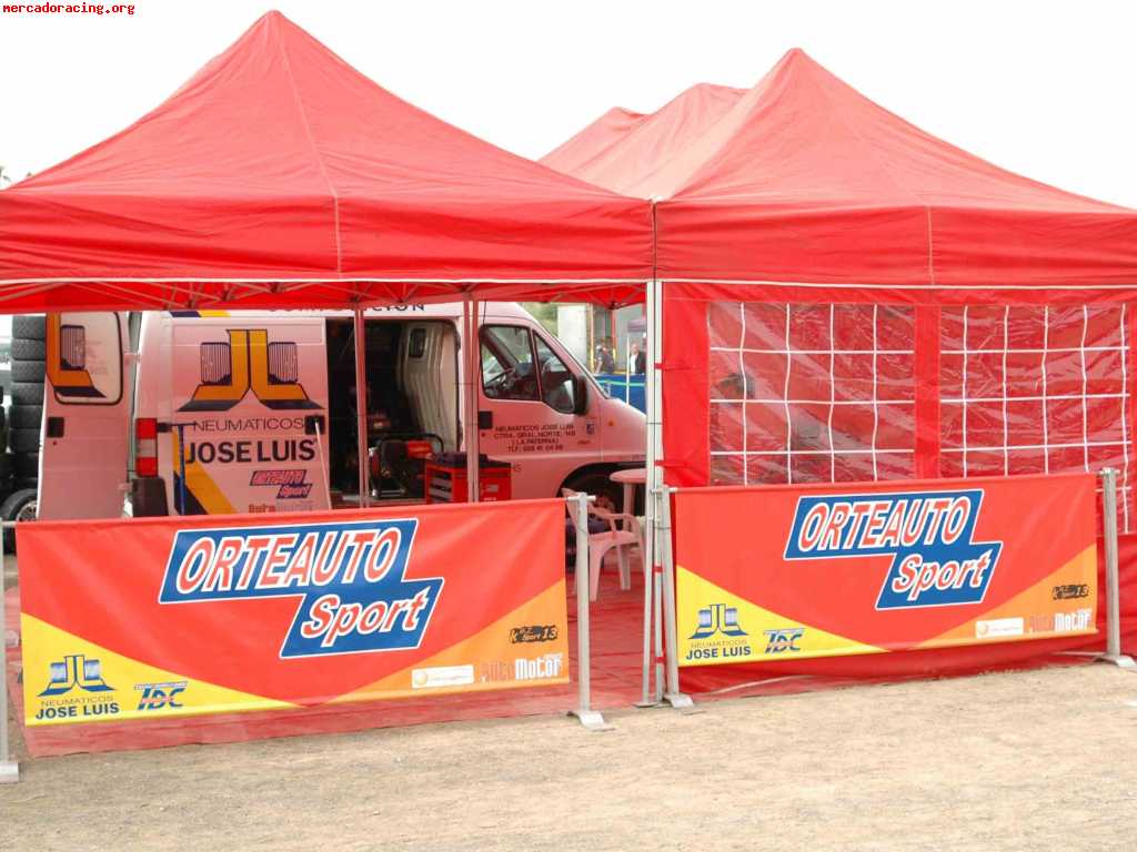 Carpa individual y carpa con laterales