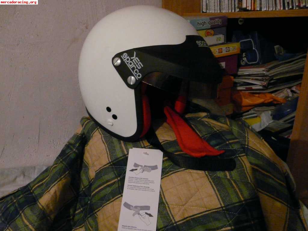 Casco jet sparco neuvo