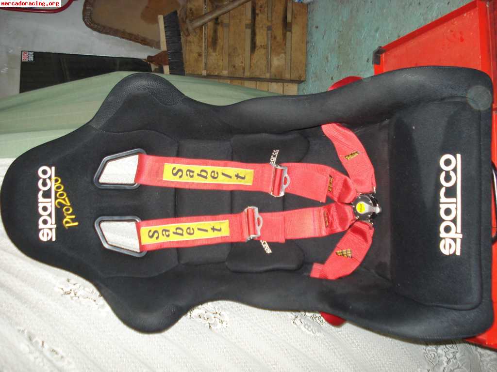 Sparco pro 2000 arnes sabelt 4 puntos