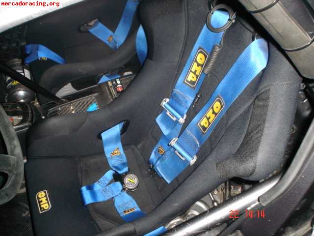 Baquets omp wrc y arneses omp 6 puntos