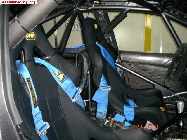 Baquets omp wrc y arneses omp 6 puntos