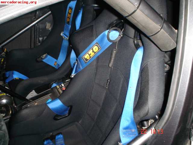 Baquets omp wrc y arneses omp 6 puntos