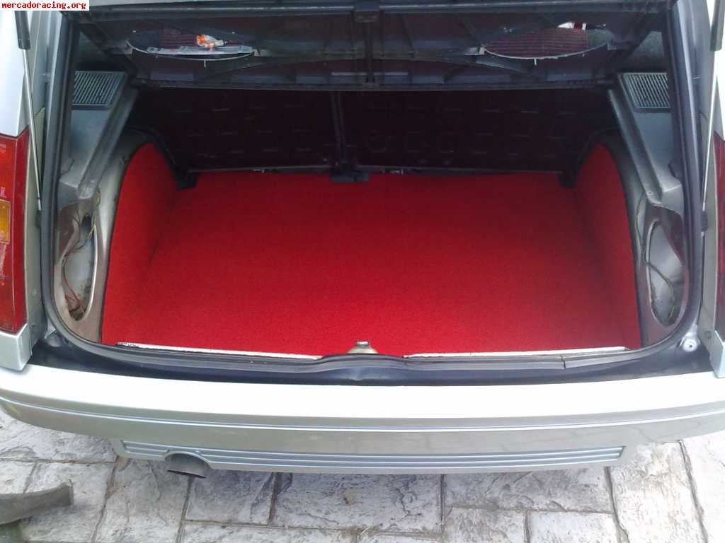 Tapizado maletero gt turbo en color rojo (posibilidad otros 