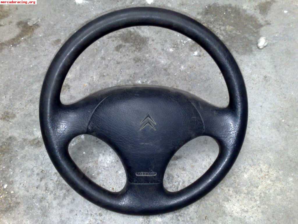 Vendo volante original citreon saxo vts con airbag