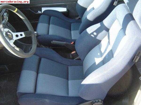 Volante gtz piel vuelta y asientos recaro