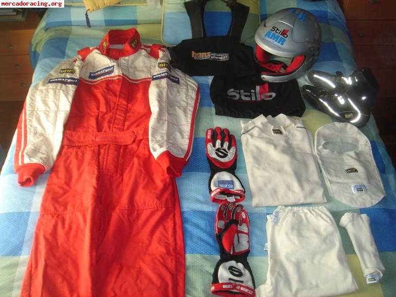 Equipacion completa piloto.