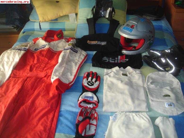 Equipacion completa piloto.