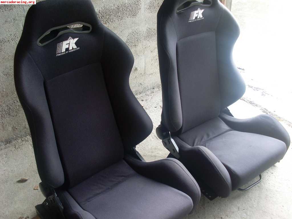 Semibakets fk abatibles, con guias y bases para saxo