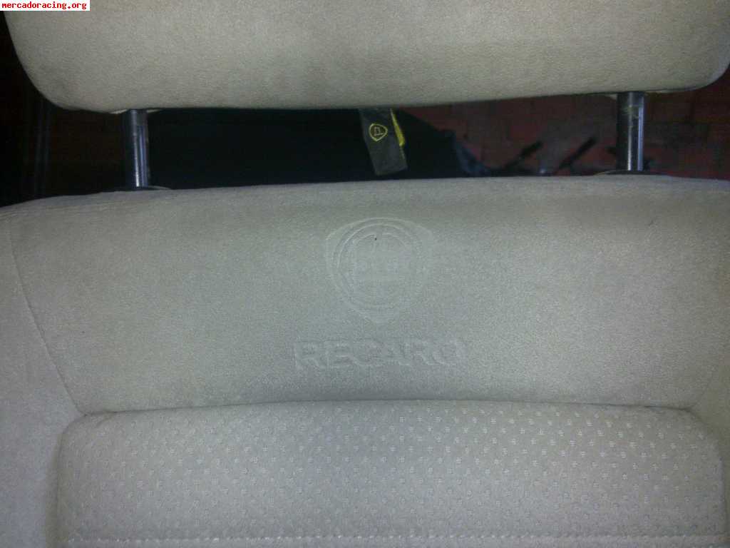 Asientos recaro en alcantara de lancia delta ll