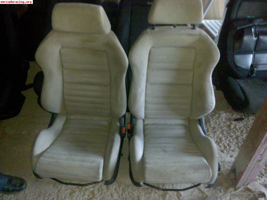 Asientos recaro en alcantara de lancia delta ll