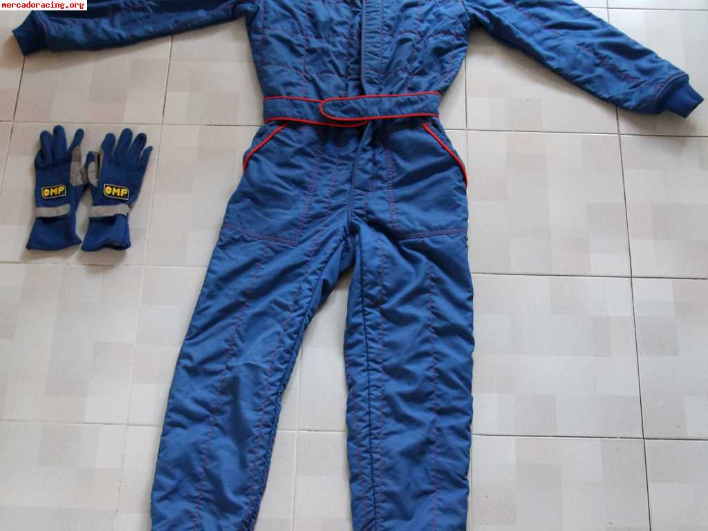 Mono ignifugo omp con guantes a juego