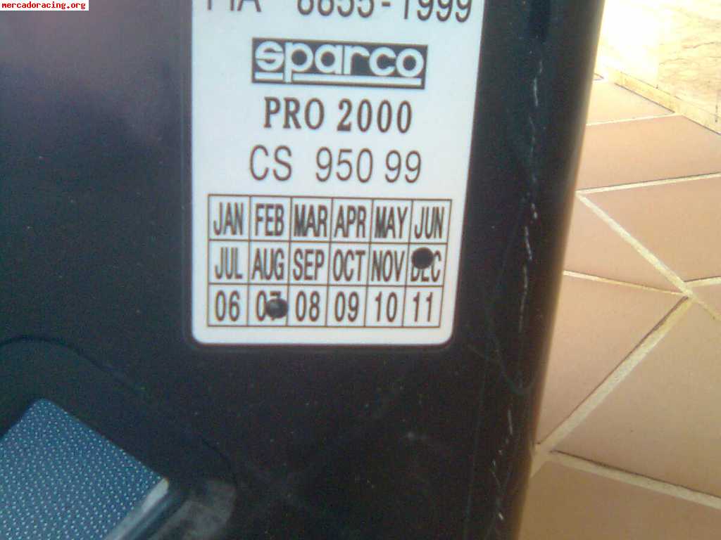 Asientos sparco pro 2000