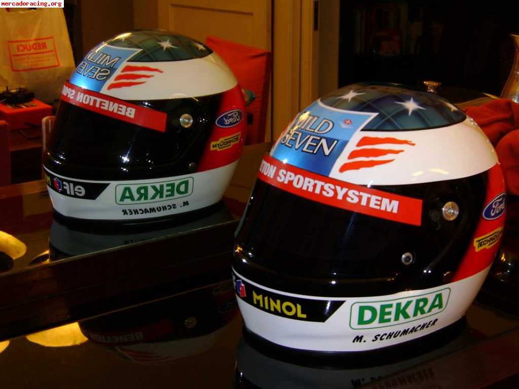 Vendo replica casco michael schumacher 1994