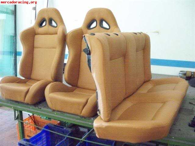 Vendo o cambio por recaro speed 2 semi-baquets fk tapizados