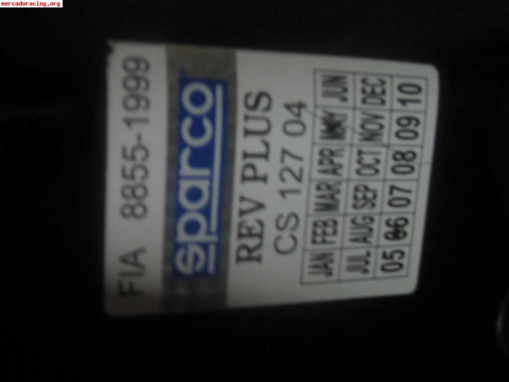 Se venden 2 baquets sparco rev 350 euros