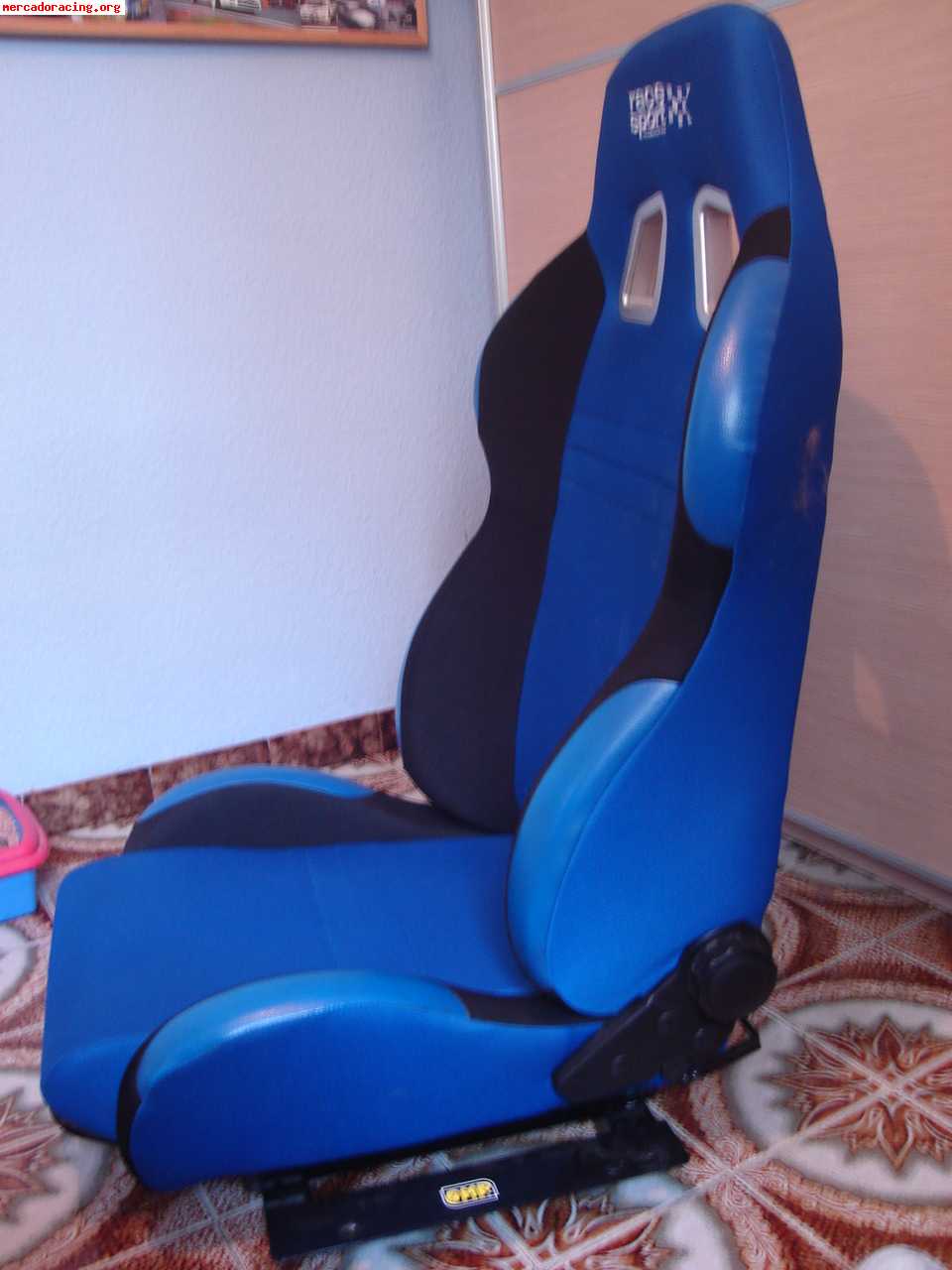 Baquet race sport azul