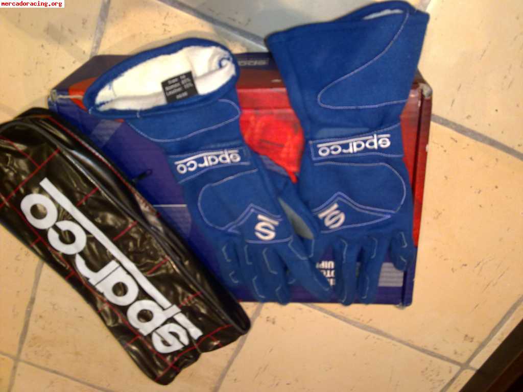 Vendo guantes y botas sparco 150e