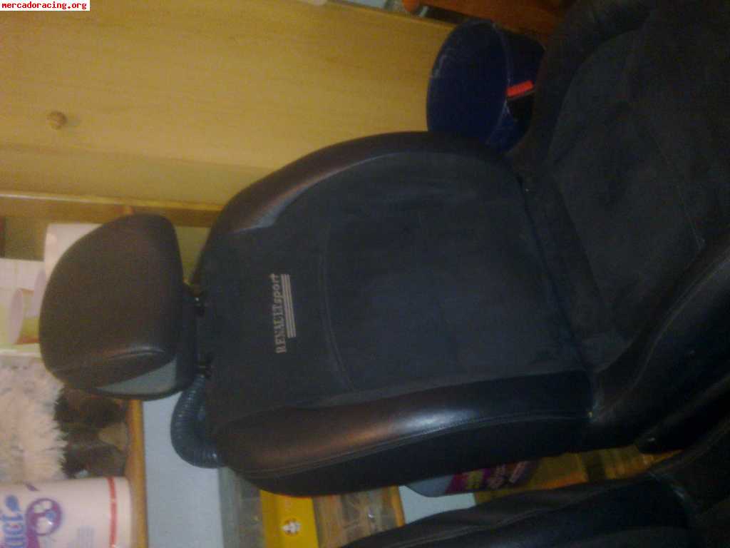 Asientos de serie clio sport 182cv