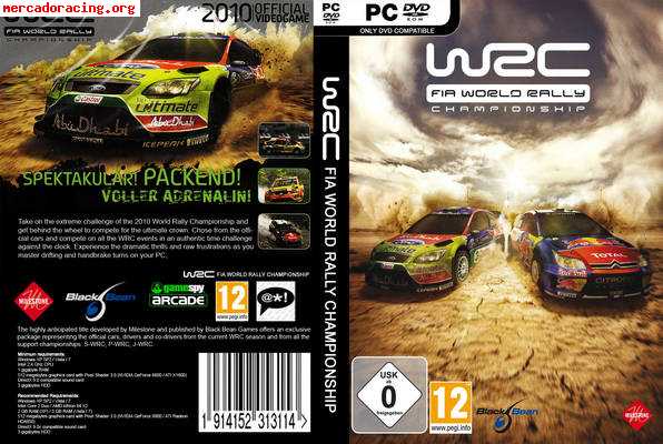 Se vende el juego wrc 2010 nuevo 40€