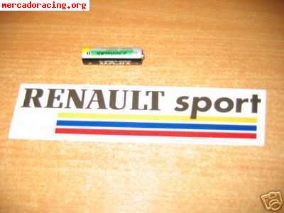 Se venden pegatinas renault 